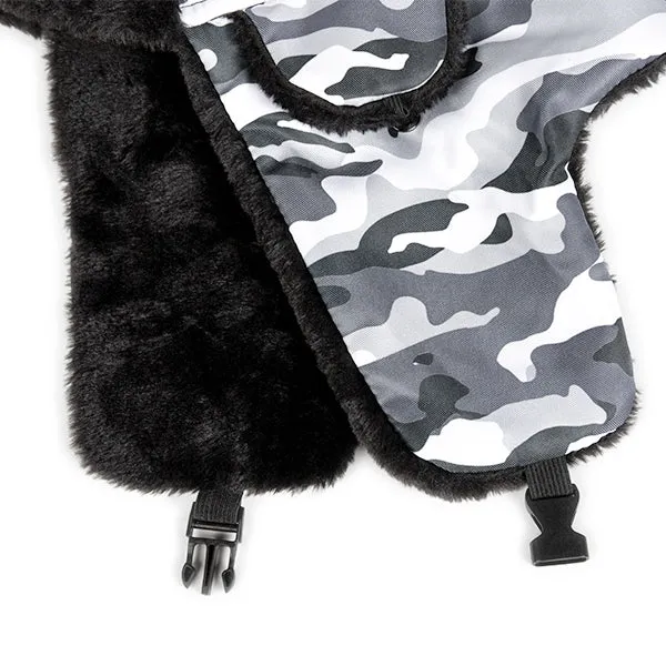 Trapper Hat | Snow Military Camo