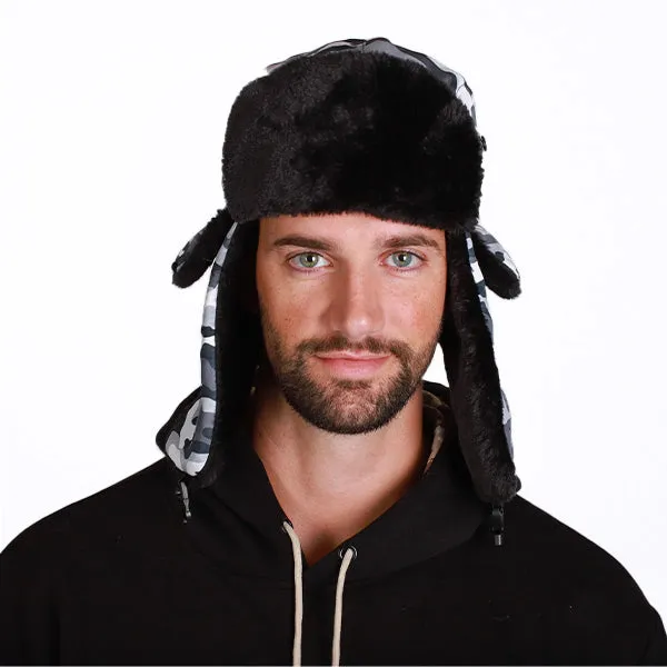 Trapper Hat | Snow Military Camo