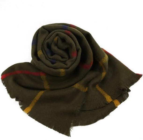 VIGROCK W03 Knit Wool Long Scarf for Women