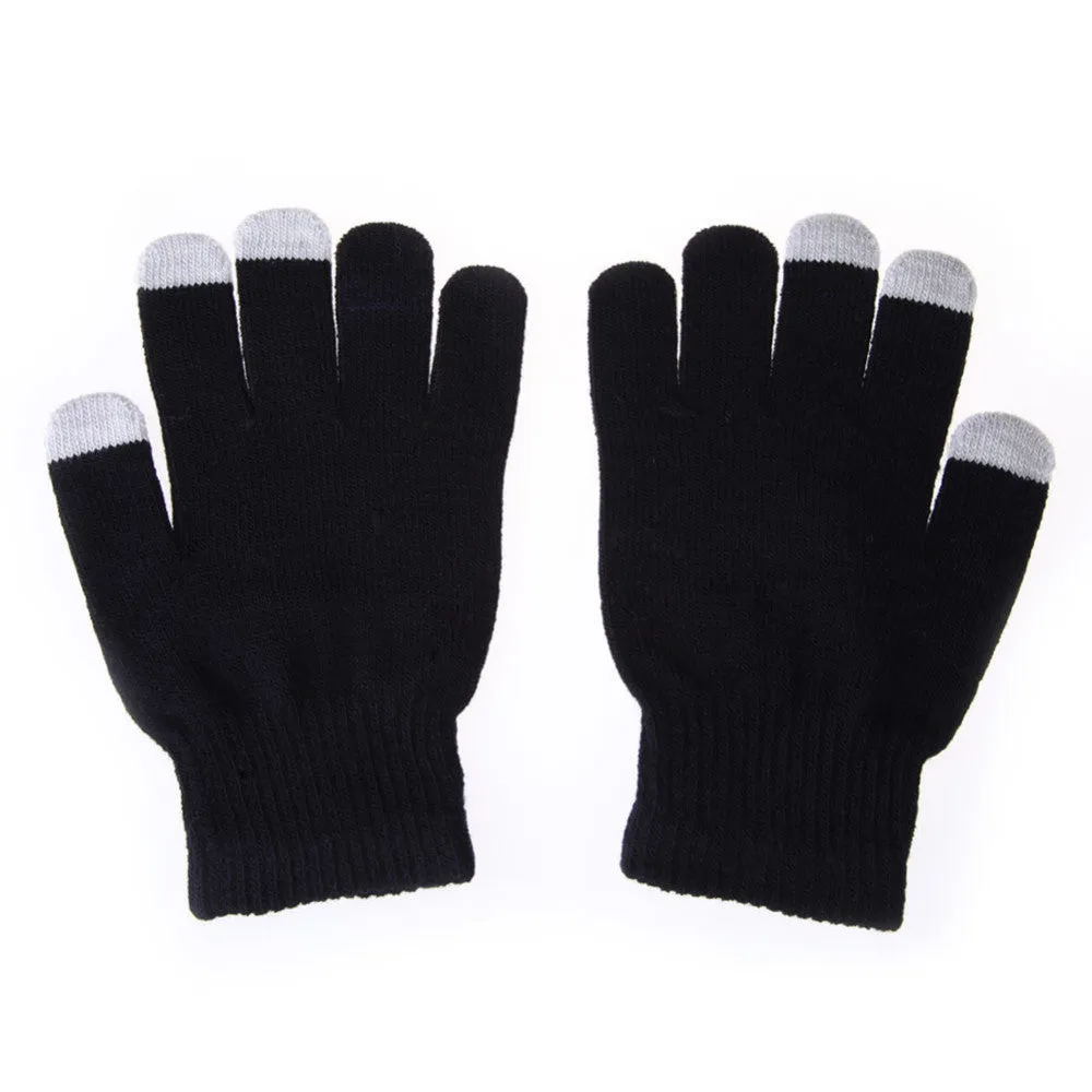 Women Men Touch Screen Soft Cotton Winter Gloves Warmer Smart For All phones