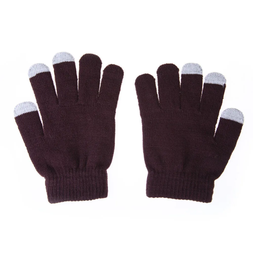 Women Men Touch Screen Soft Cotton Winter Gloves Warmer Smart For All phones