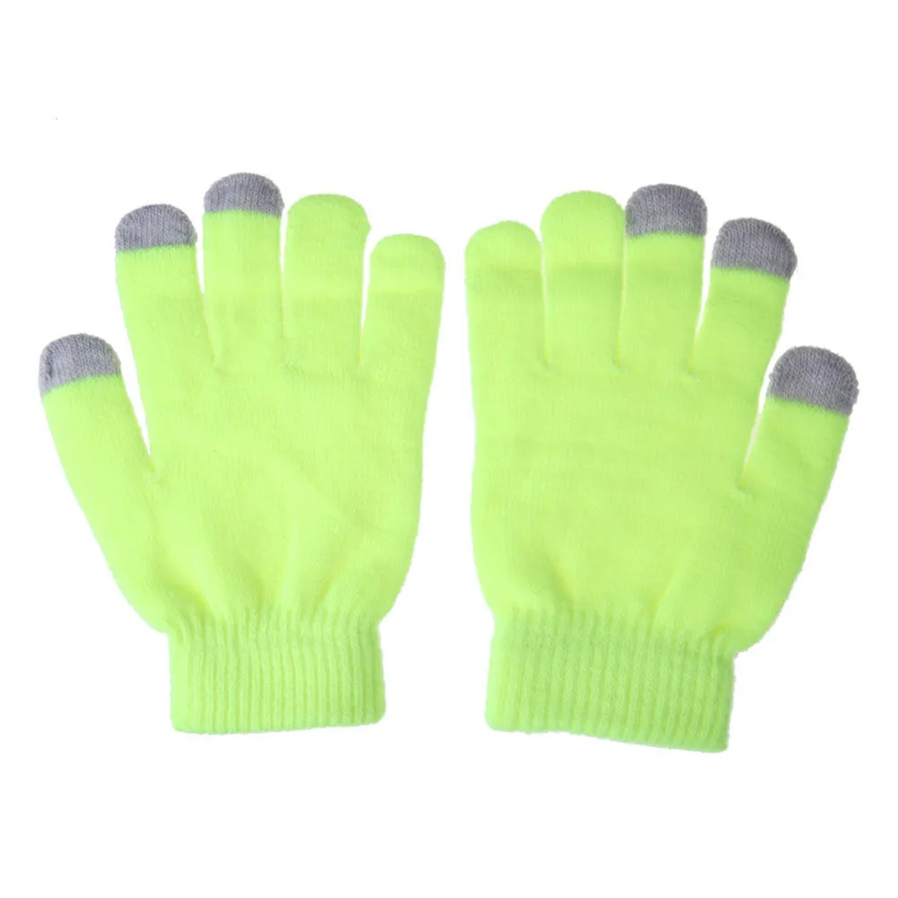 Women Men Touch Screen Soft Cotton Winter Gloves Warmer Smart For All phones