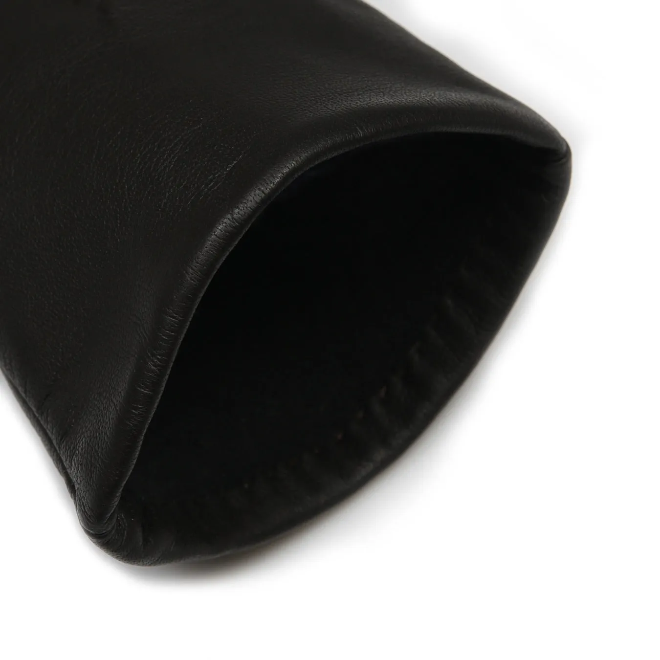 Women's Single-Point Fleece-Lined Leather Gloves