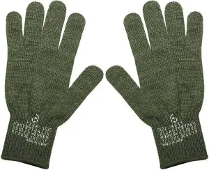 Wool Glove Liners | Green & Black